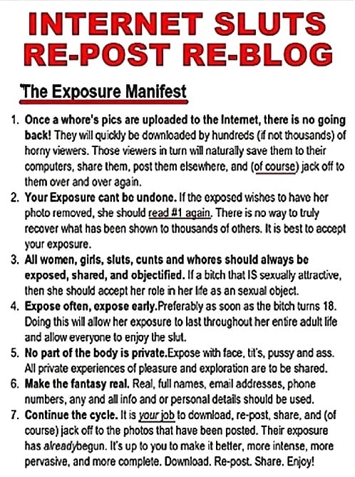 Exposure Manifesto
