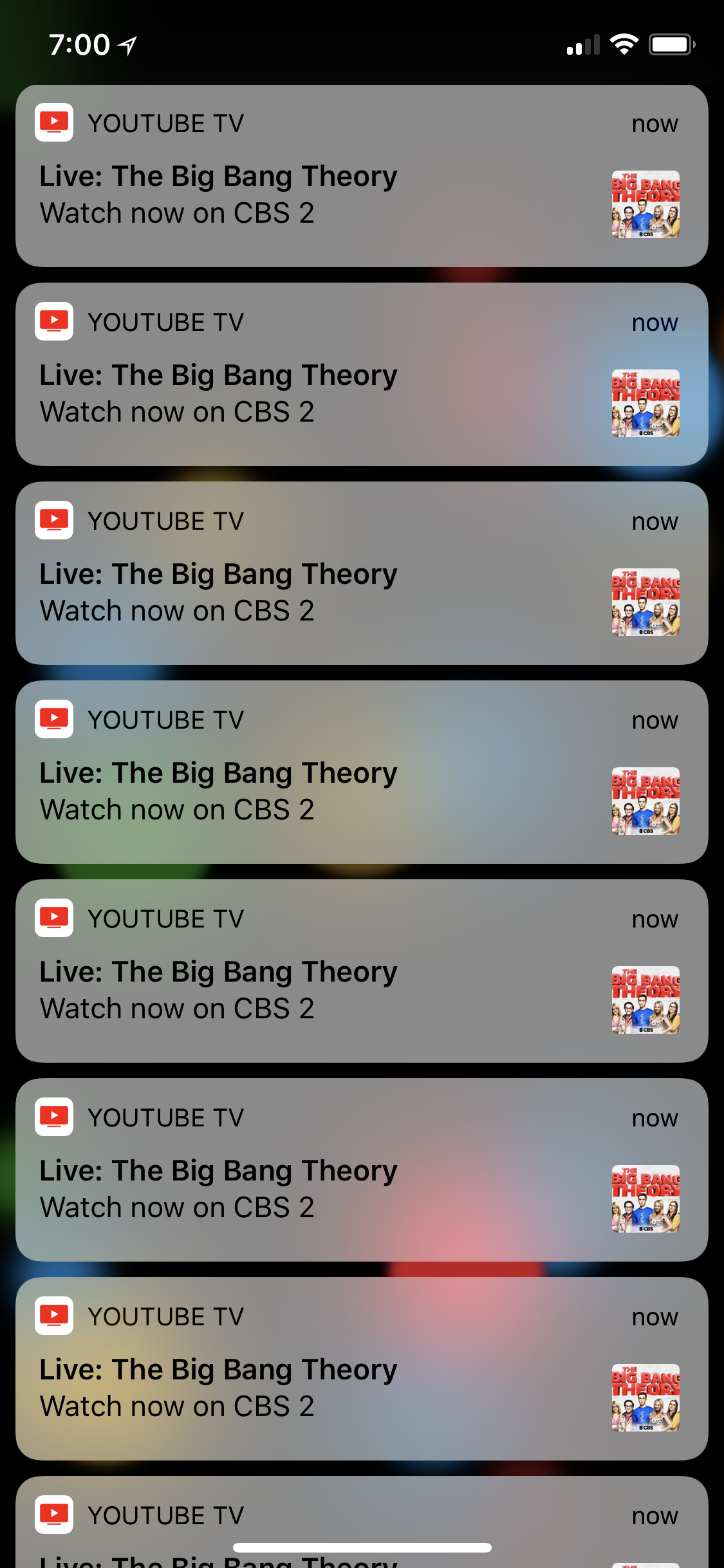Whoops YouTubeTV