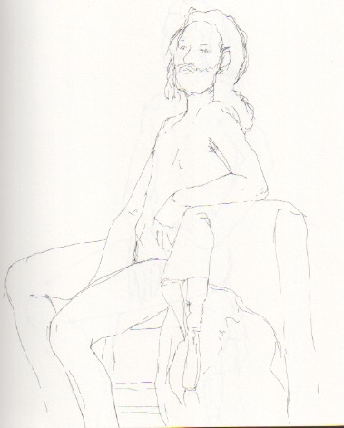 Bec Garland life drawing sample 1