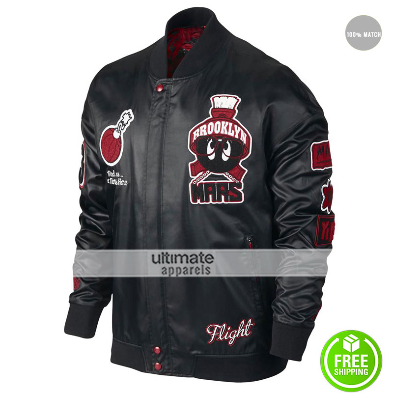 Jordan Marvin Bomber Leather Jacket