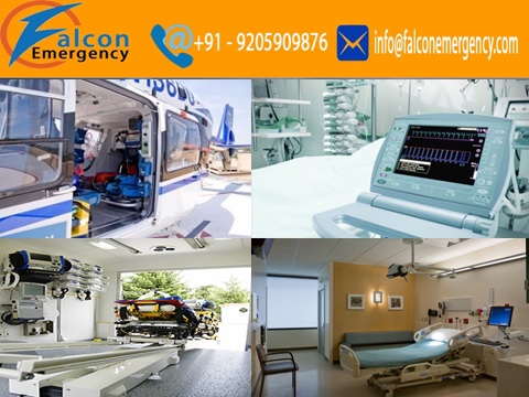 Falcon Emergency Air Ambulance Services in Patna for Best Care and Service