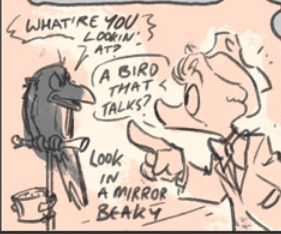 a bird that talks