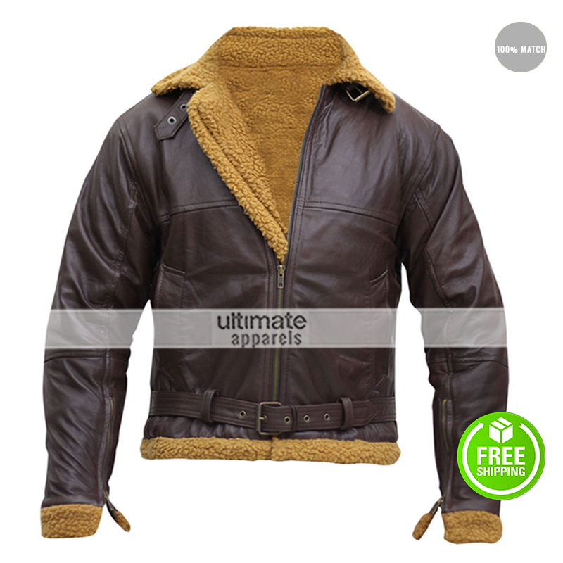 B3 Aviator Shearling Leather Jacket