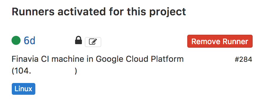 Working gitlab-runner
