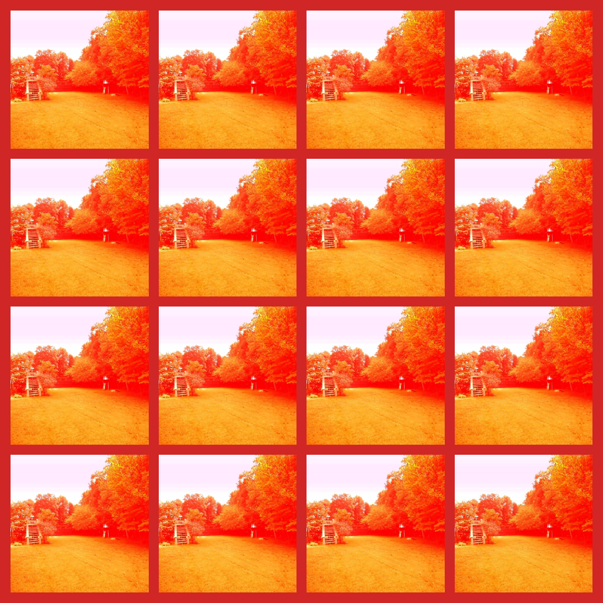 Sixteen Red Yards