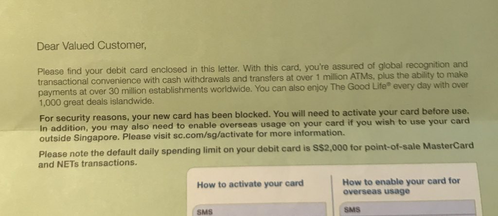 Asian Bank Letter