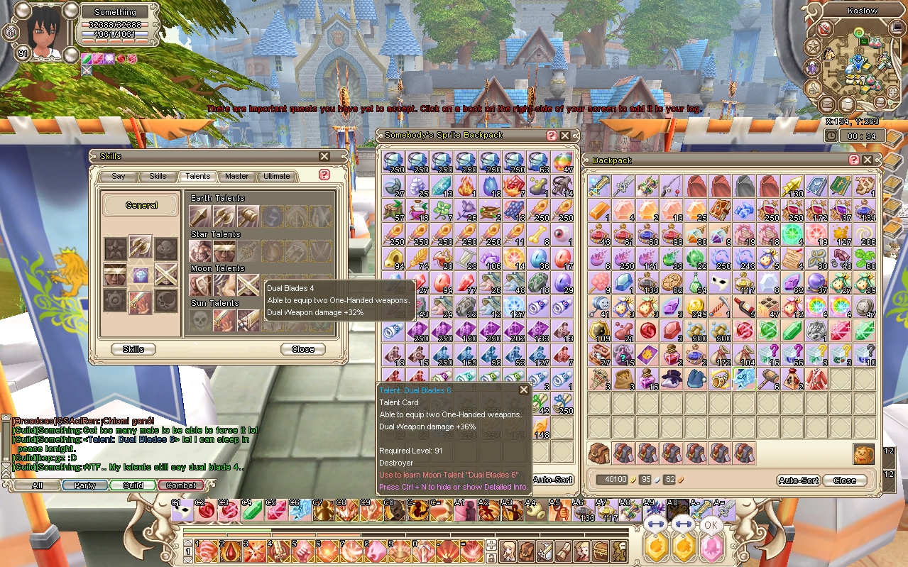 Dual Blades 6 not applied