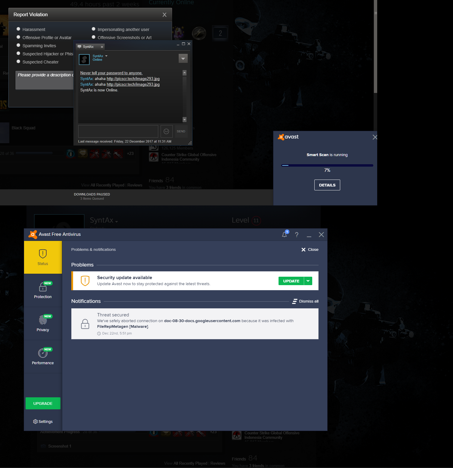 REPORT MALWARE DISTRIBUTOR