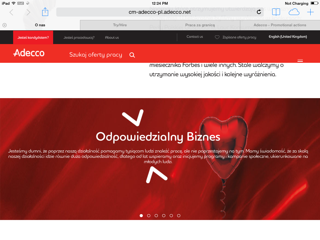 Carousel's image and text are overlapping each other