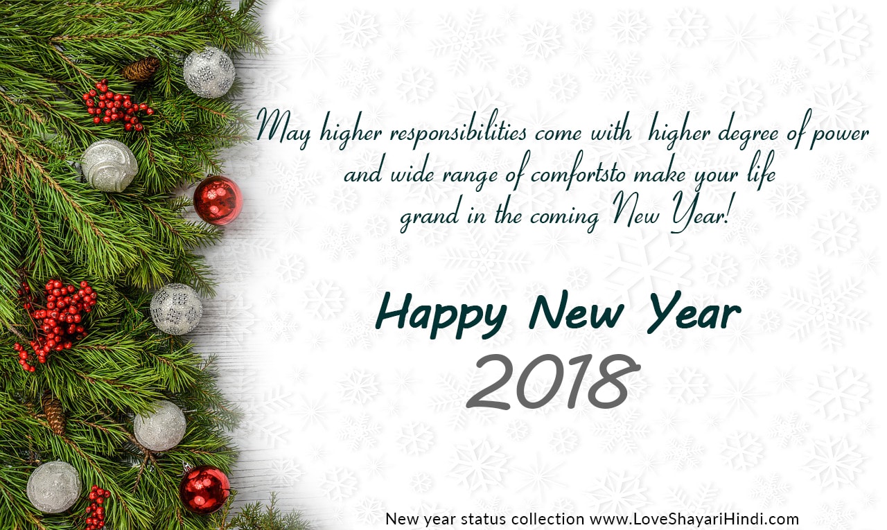 Top 100 Happy New Year 2018 Status
