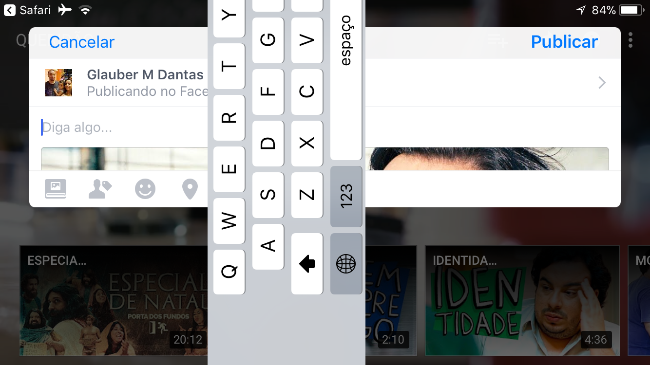Keyboard orientation issue