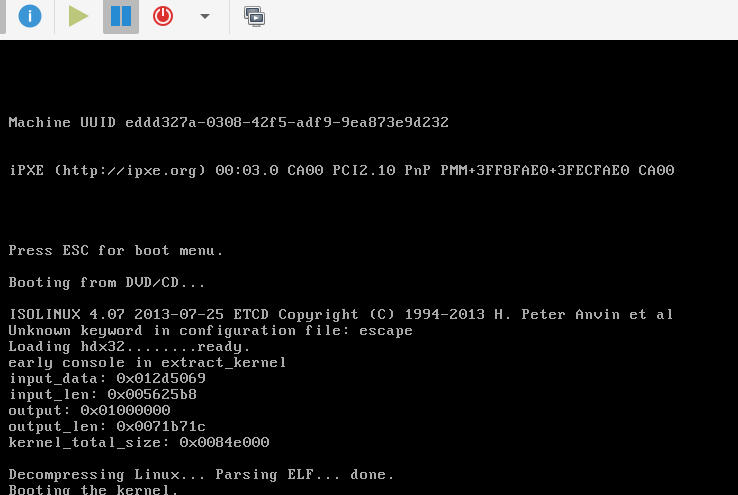QEMU crash