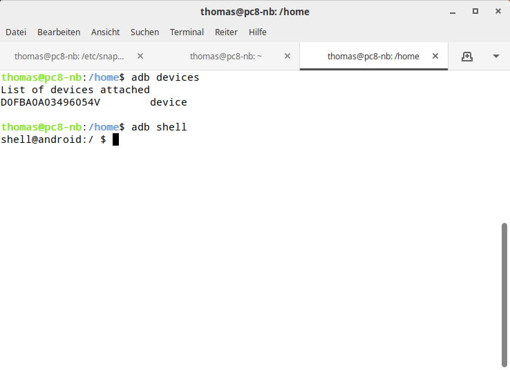 ADB shell