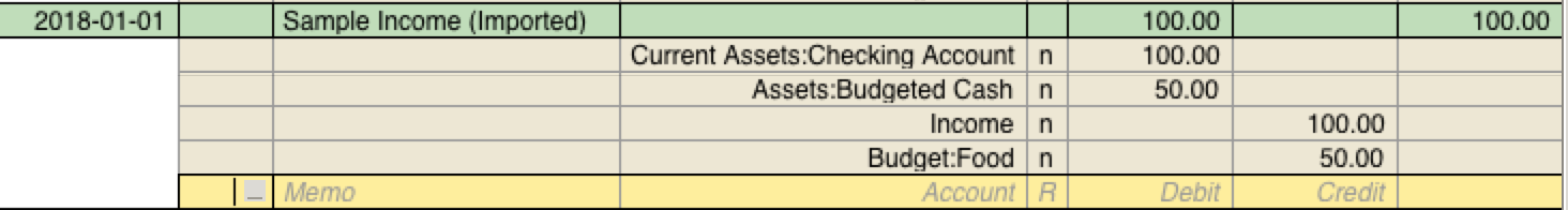 Correct Split Transaction