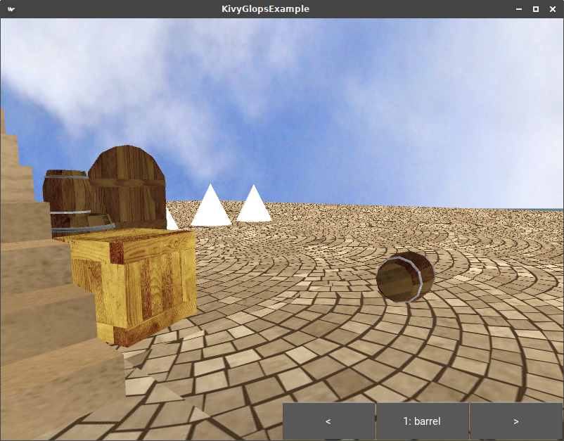 Kivy RenderContext for each mesh