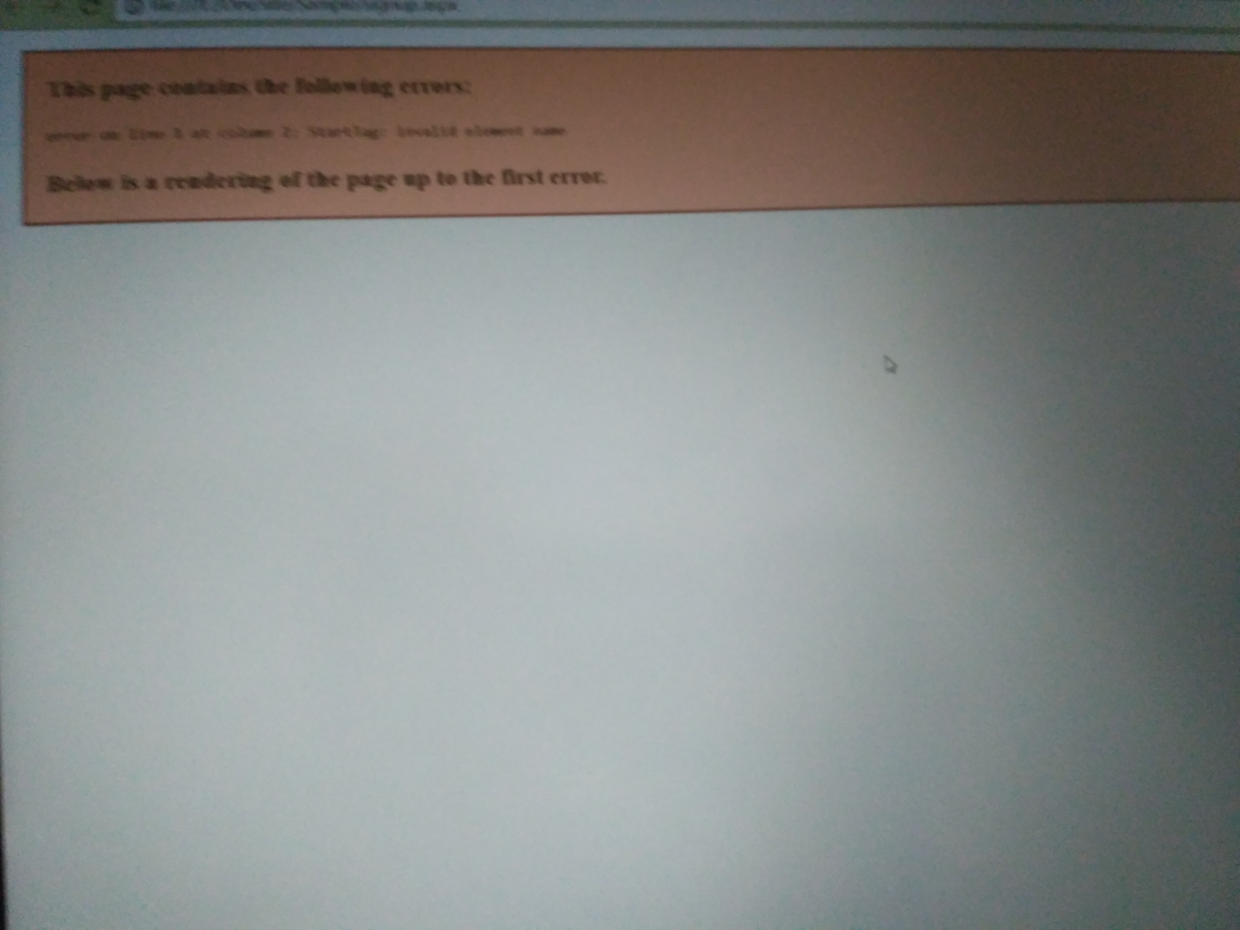 Error