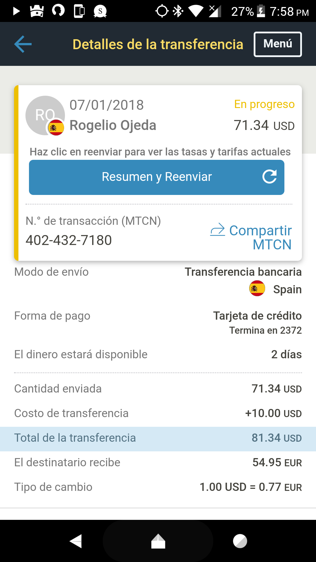 Payment