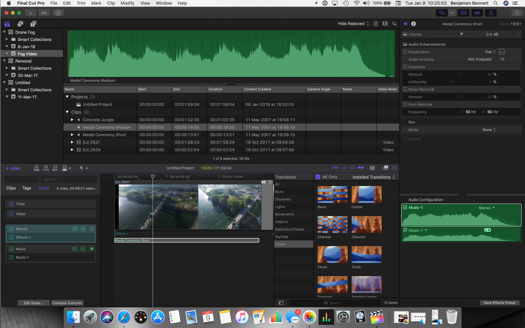 FCP Output screen