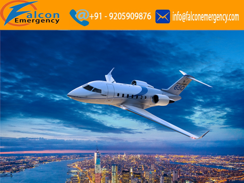 Get an Immediate Air Ambulance Service in Jabalpur by Falcon Emergency