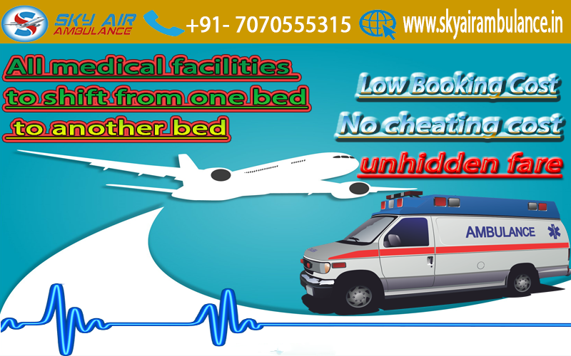 Avail Best and Reliable Sky Air Ambulance in Delhi at Pocket Budget