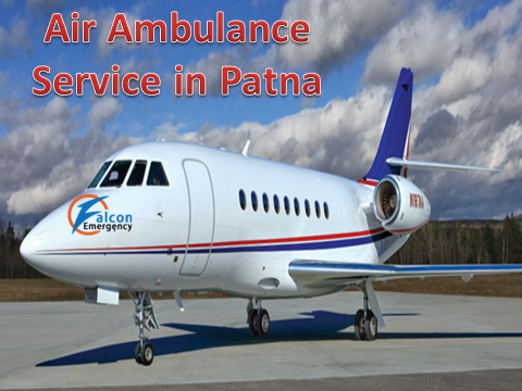 Medical Emergency Air Ambulance in Patna by Falcon Emergency