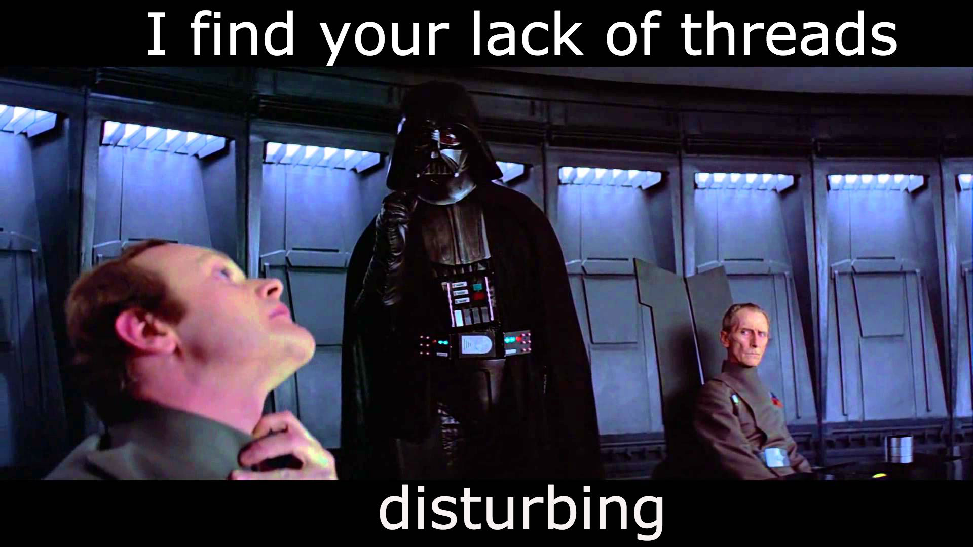 lack of threads