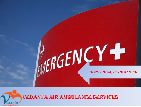 Medical Support Air Ambulance service in Patna by Vedanta Air Ambulance