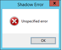 Shadow Error