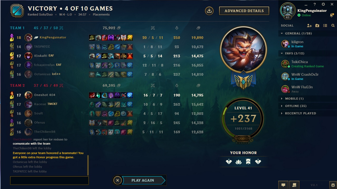 4 honor