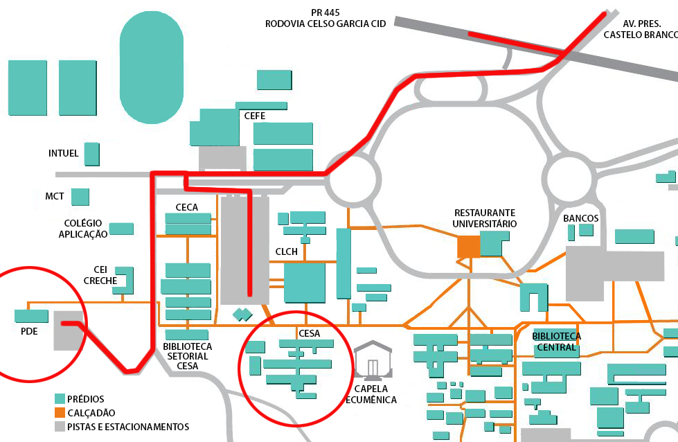 Mapa Prova Londrina