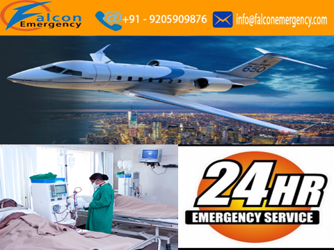 Medical Emergency Air Ambulance Service in Indore by Falcon Emergency