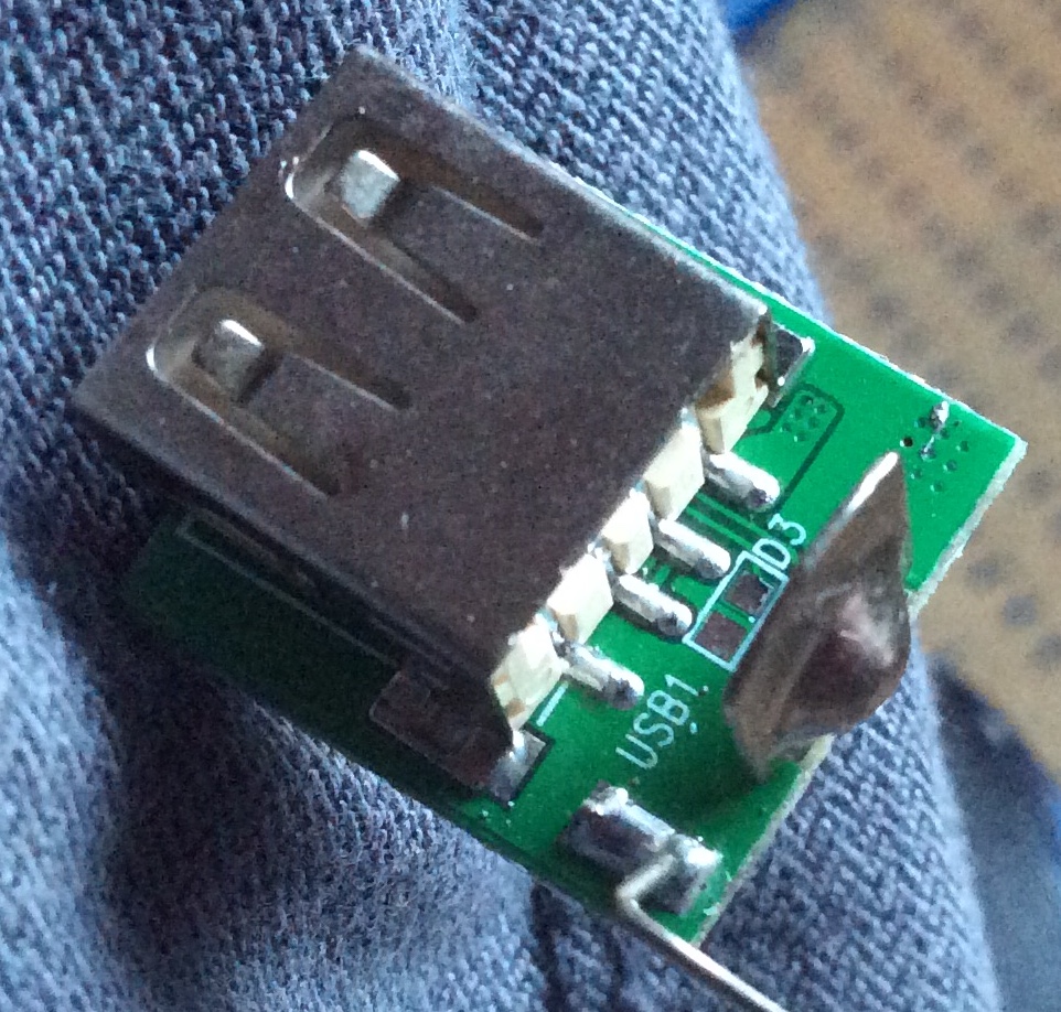 USB A from charger