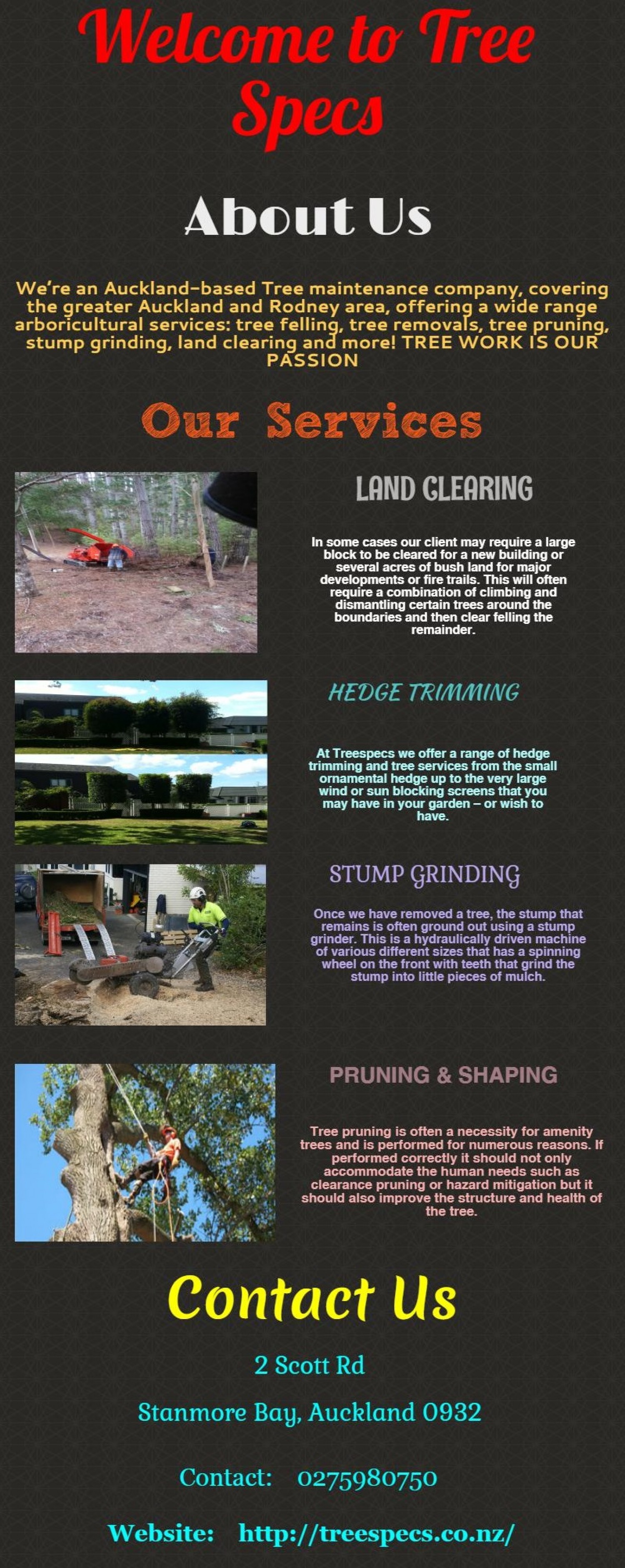 Tree Specs