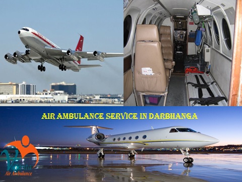 Get Word Class Air Ambulance Service in Darbhanga at Low Fare