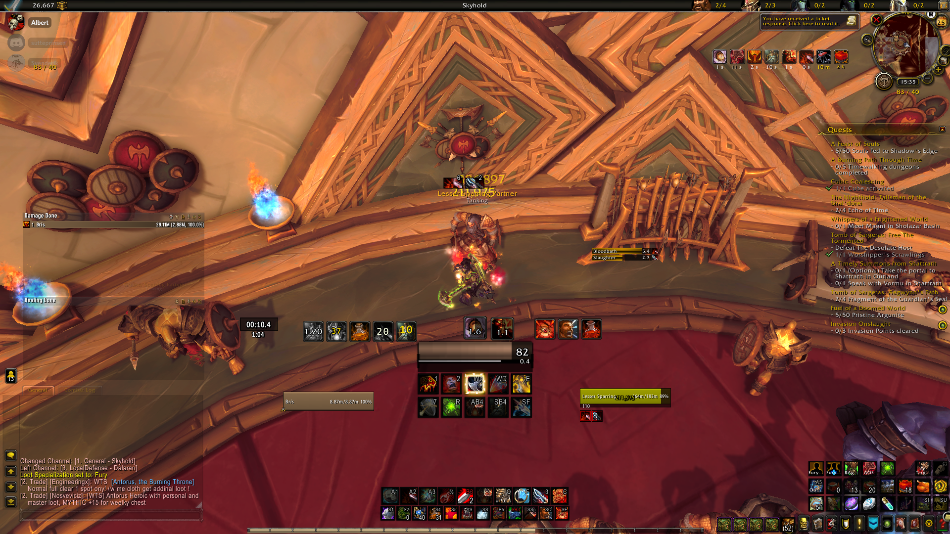 Warrior ui