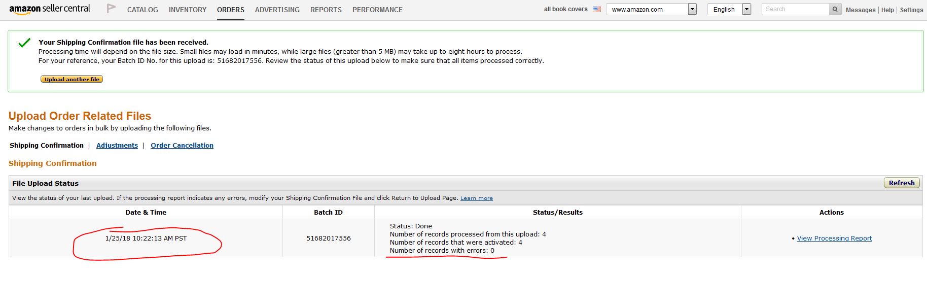 Capture-shippingconfirmationre-uploadProcessingSuccesfull.JPG