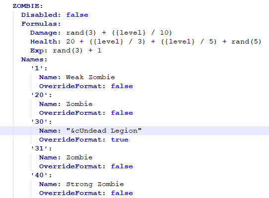 Lorinths RPG Config updates