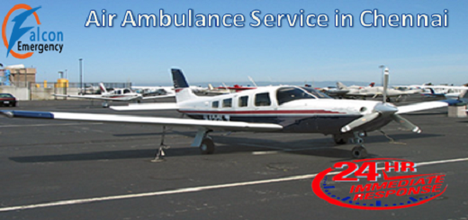 Falcon Emergency Air Ambulance Service in Chennai - available 24X7 hours
