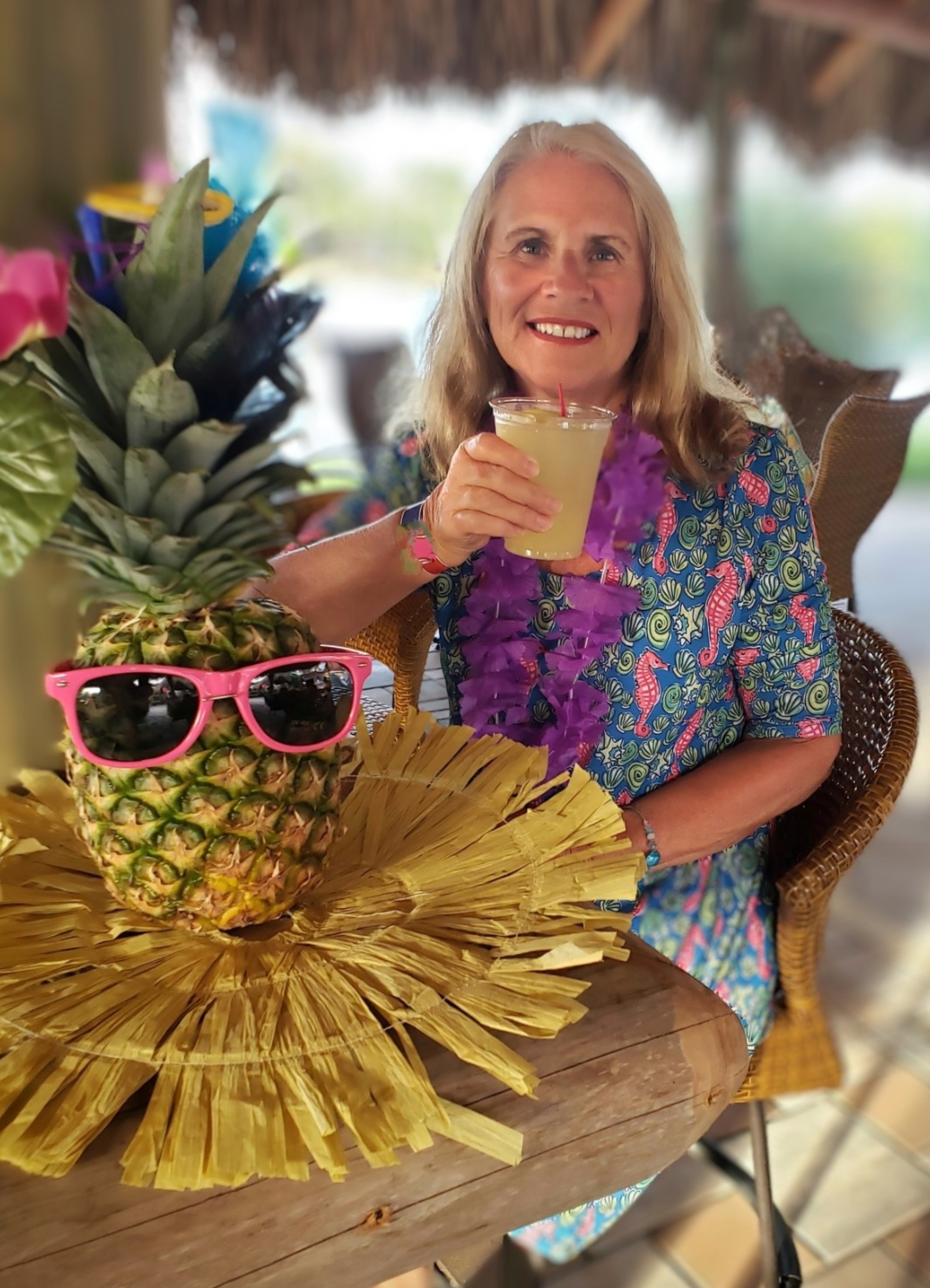 Pineapple Wearing Sunglasses