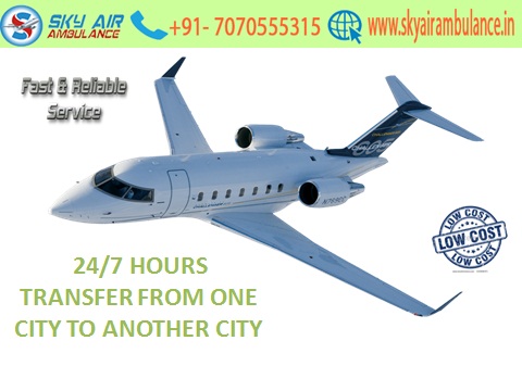Sky Air Ambulance from Ranchi to Delhi with Paramedics Staff