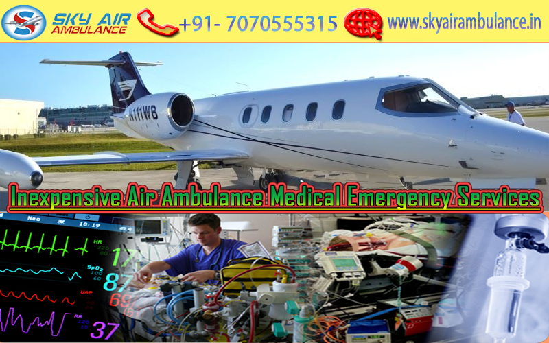Sky Air Ambulance services from Delhi to Mumbai is available 24 hours
