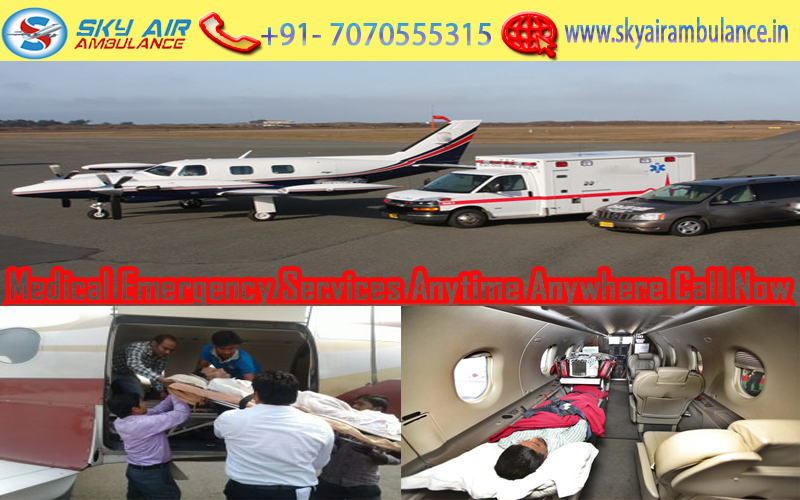 Sky Air Ambulance services from Kolkata to Delhi Have Doctors Team