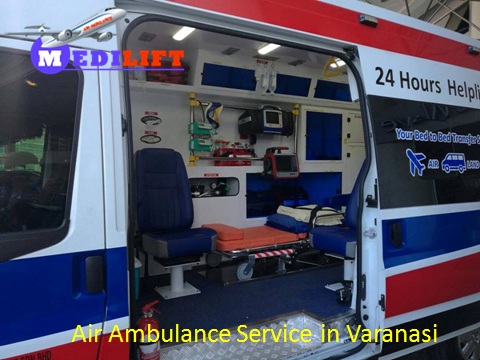 Air Ambulance Service in Varanasi at Low Fare