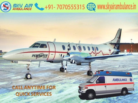 Sky Air Ambulance from Bhopal to Delhi at low cost with medic care