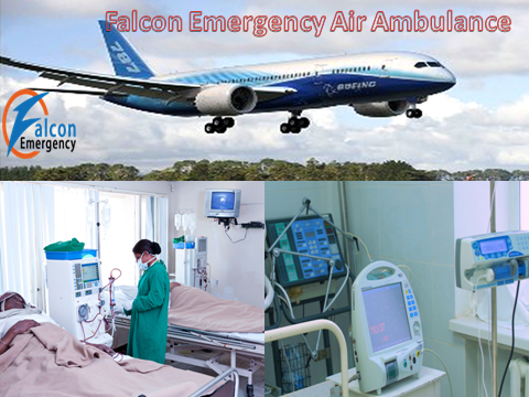Falcon Emergency Air Ambulance Service in Brahmpur at Low Cost
