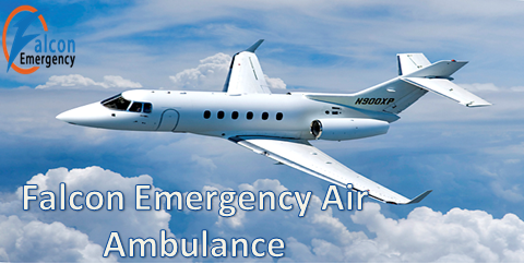 Get Economical Fair Air Ambulance Service in Chandigarh by Falcon Emergency