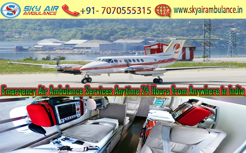Get the Most Exclusive Sky Air Ambulance Service in Patna in a Single Call
