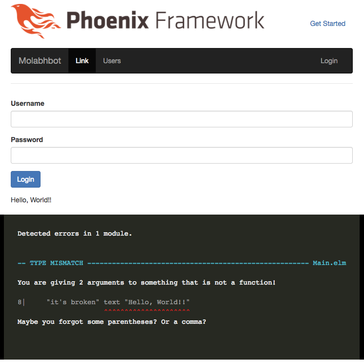 Inline Elm Errors in Phoenix