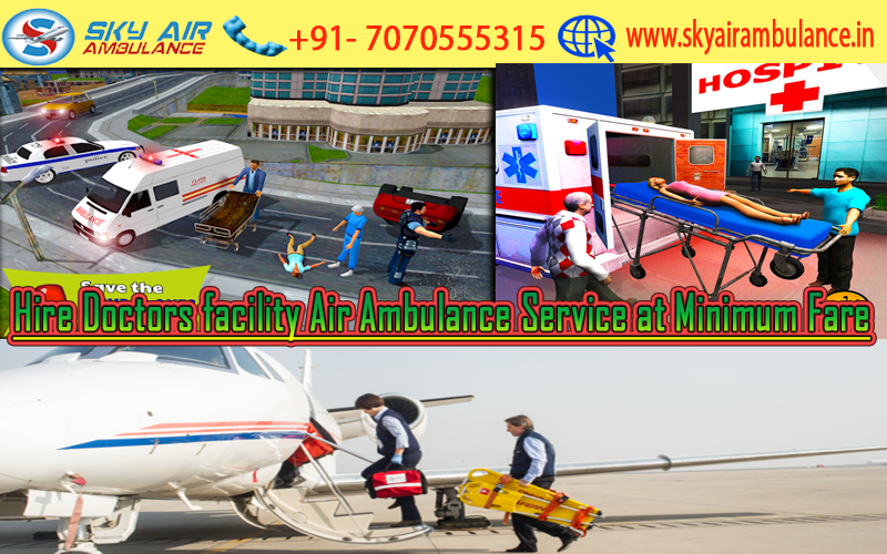 Get Best Medical Transport Air ambulance Service in Delhi Patna by Sky Air Ambulance