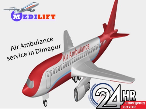 Low cost Air Ambulance service in Dimapur with Medical Facility
